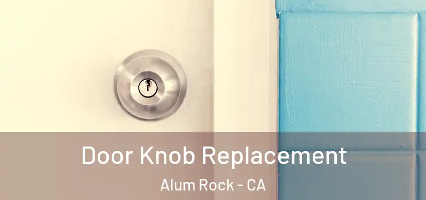 Door Knob Replacement Alum Rock - CA