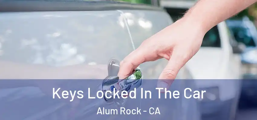 Keys Locked In The Car Alum Rock - CA